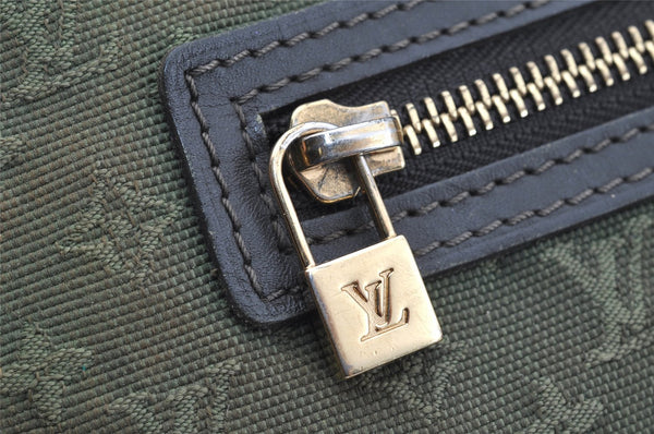 Authentic Louis Vuitton Monogram Mini Lucille GM Tote Bag M92681 Green LV 3018I