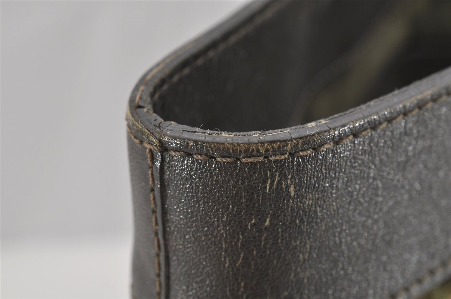 Authentic Louis Vuitton Monogram Mini Lucille GM Tote Bag M92681 Green LV 3018I