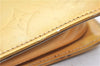 Authentic Louis Vuitton Vernis Lexington Hand Bag Pouch Yellow M91056 LV 3020E