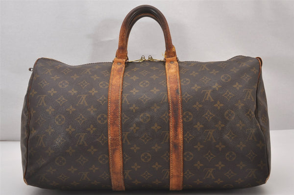 Authentic Louis Vuitton Monogram Keepall 45 Travel Boston Bag Old Model LV 3020I