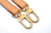 Authentic Louis Vuitton Leather Shoulder Strap Beige 46.9" LV 3021E