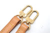 Authentic Louis Vuitton Leather Shoulder Strap Beige 46.9" LV 3021E