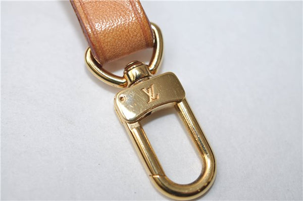Authentic Louis Vuitton Leather Shoulder Strap Beige 46.9" LV 3021E