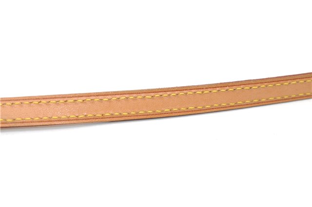 Authentic Louis Vuitton Leather Shoulder Strap Beige 46.9