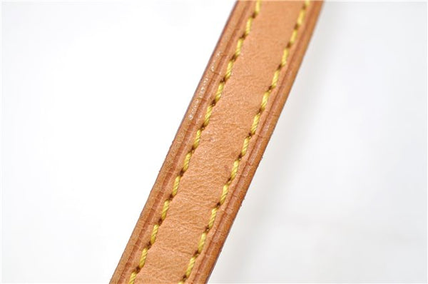 Authentic Louis Vuitton Leather Shoulder Strap Beige 46.9" LV 3021E