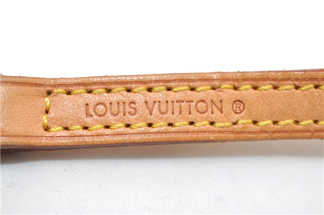 Authentic Louis Vuitton Leather Shoulder Strap Beige 46.9