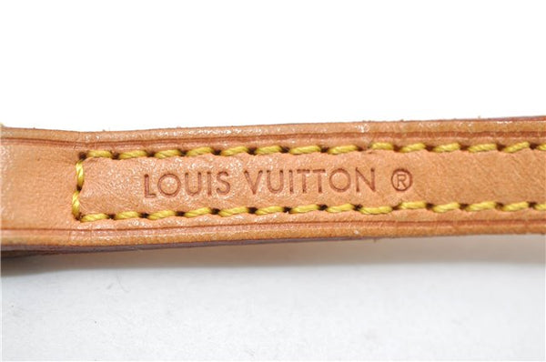Authentic Louis Vuitton Leather Shoulder Strap Beige 46.9" LV 3021E