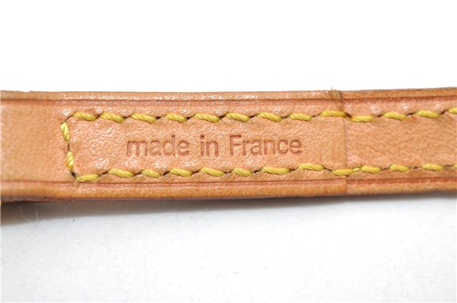 Authentic Louis Vuitton Leather Shoulder Strap Beige 46.9