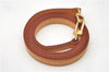Authentic Louis Vuitton Leather Shoulder Strap Beige 46.9" LV 3021E