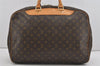 Authentic Louis Vuitton Monogram Alize 24 Heures Boston Hand Bag M41399 LV 3021I