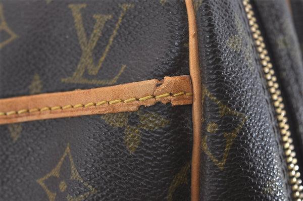 Authentic Louis Vuitton Monogram Alize 24 Heures Boston Hand Bag M41399 LV 3021I