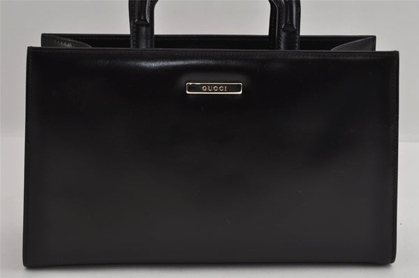 Authentic GUCCI Vintage 2in1 Hand Bag Vinyl Leather Clear 3022I