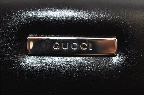 Authentic GUCCI Vintage 2in1 Hand Bag Vinyl Leather Clear 3022I