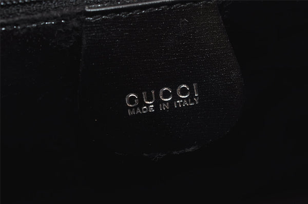 Authentic GUCCI Vintage 2in1 Hand Bag Vinyl Leather Clear 3022I