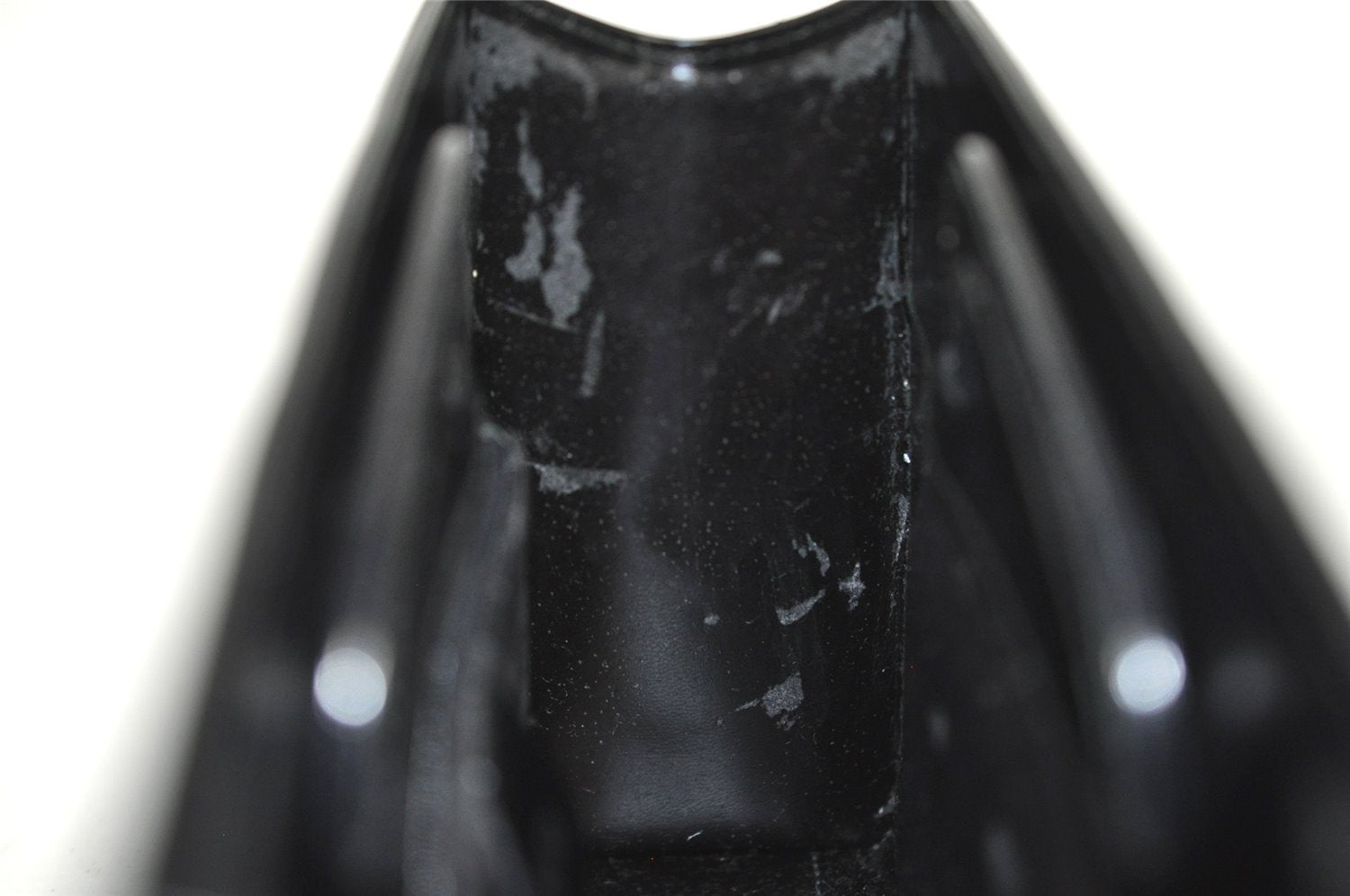 Authentic GUCCI Vintage 2in1 Hand Bag Vinyl Leather Clear 3022I