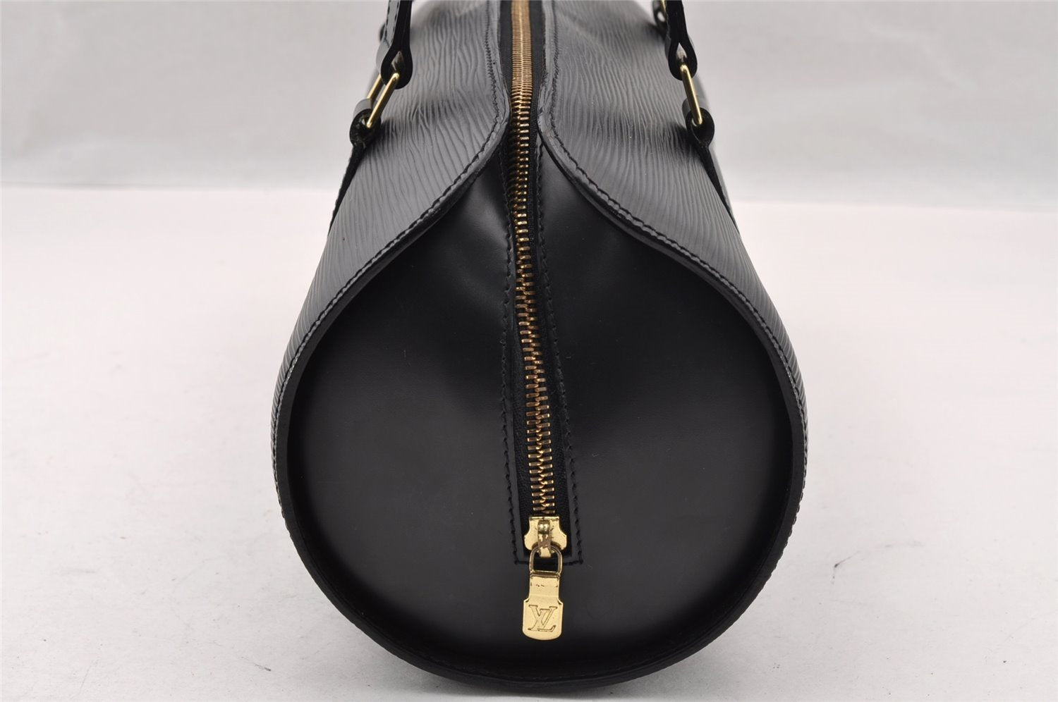 Authentic Louis Vuitton Epi Soufflot Black Hand Bag M52222 LV 3023I