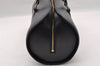Authentic Louis Vuitton Epi Soufflot Black Hand Bag M52222 LV 3023I
