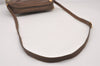 Authentic GUCCI Web Sherry Line Shoulder Cross Bag GG PVC Leather Brown 3026I