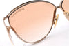 Authentic YVES SAINT LAURENT Sunglasses Titanium 31-3601 Gold Brown 3028C