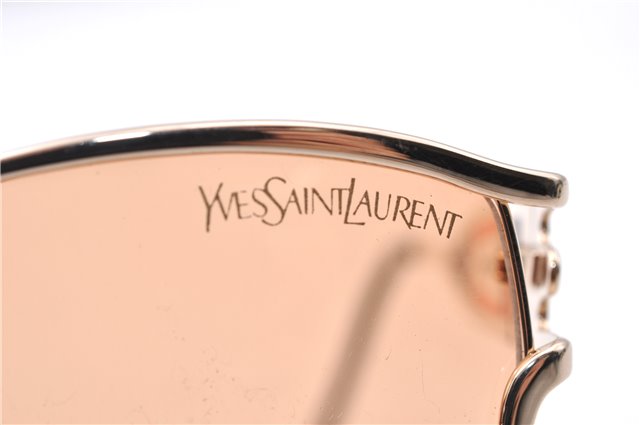 Authentic YVES SAINT LAURENT Sunglasses Titanium 31-3601 Gold Brown 3028C