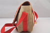 Auth Louis Vuitton Antigua Buzas PM Shoulder Cross Bag Beige Red M40041 LV 3028I