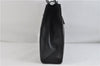 Authentic GUCCI Vintage Hand Bag Leather 0020347 Black 3031D