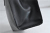 Authentic GUCCI Vintage Hand Bag Leather 0020347 Black 3031D