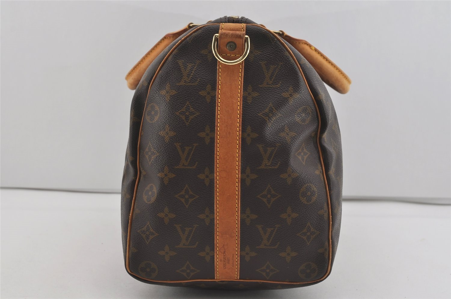 Authentic Louis Vuitton Monogram Keepall Bandouliere 45 M41418 Boston Bag 3031I