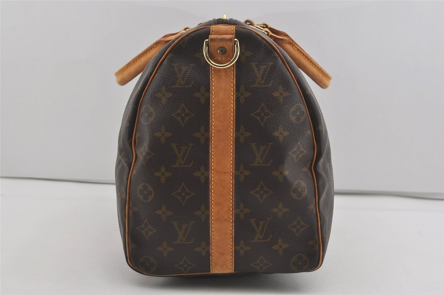 Authentic Louis Vuitton Monogram Keepall Bandouliere 45 M41418 Boston Bag 3031I