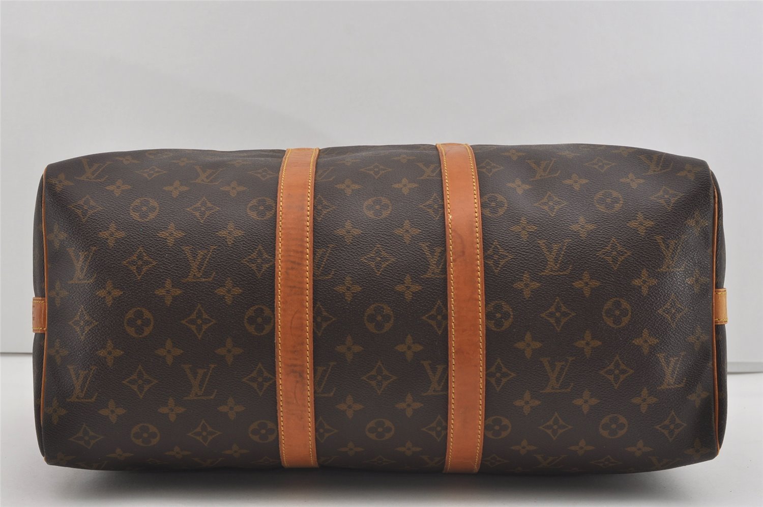 Authentic Louis Vuitton Monogram Keepall Bandouliere 45 M41418 Boston Bag 3031I