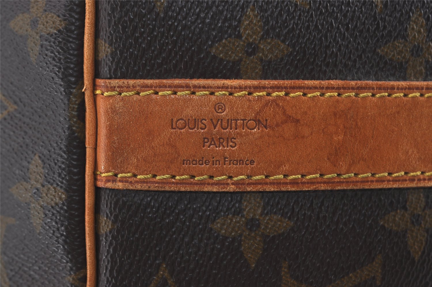 Authentic Louis Vuitton Monogram Keepall Bandouliere 45 M41418 Boston Bag 3031I