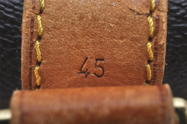 Authentic Louis Vuitton Monogram Keepall Bandouliere 45 M41418 Boston Bag 3031I