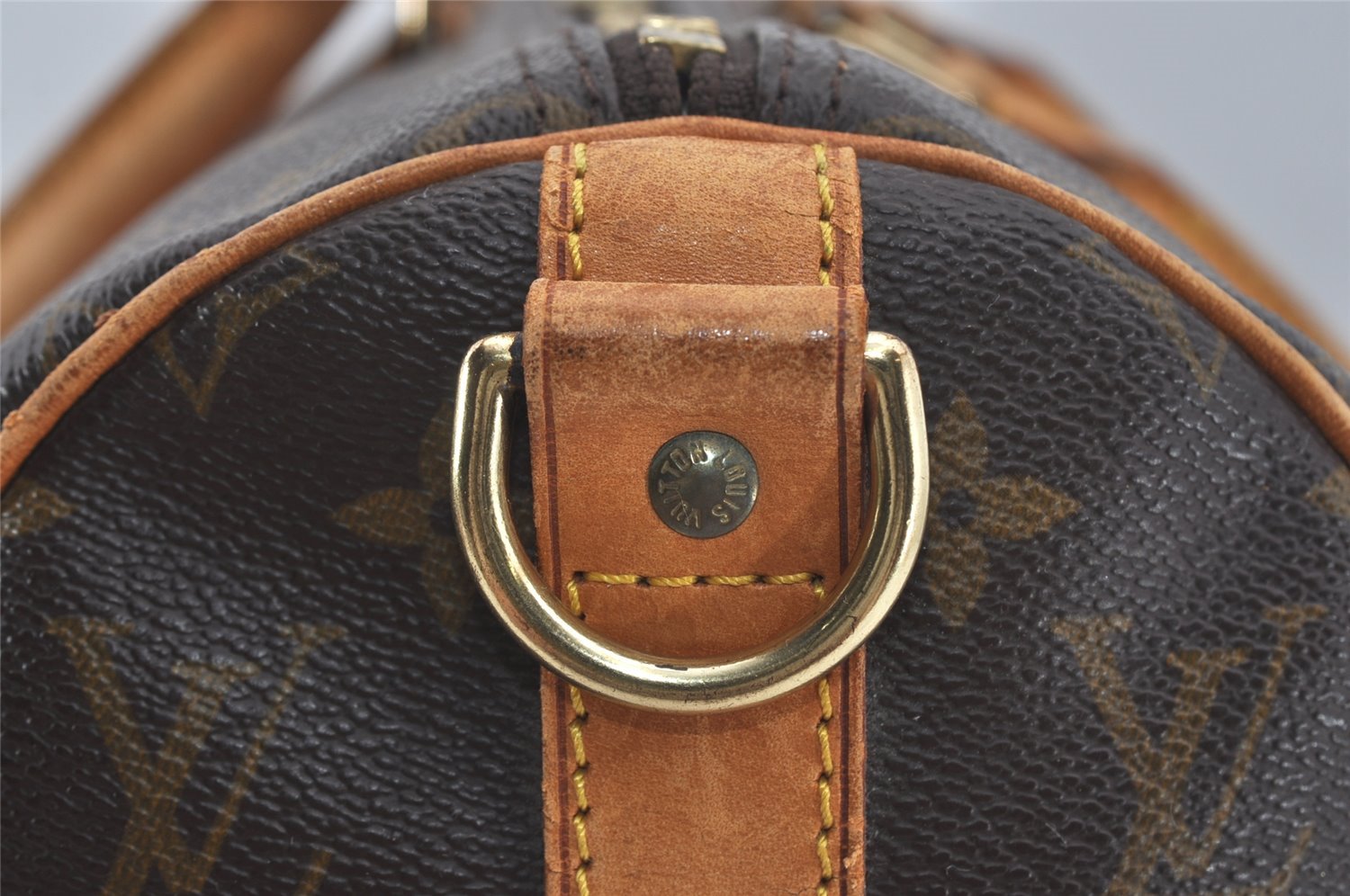 Authentic Louis Vuitton Monogram Keepall Bandouliere 45 M41418 Boston Bag 3031I