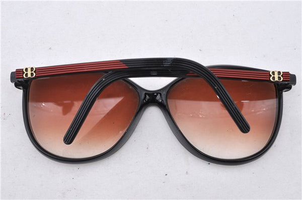 Authentic BALENCIAGA Vintage Sunglasses Plastic Black Red 3032C