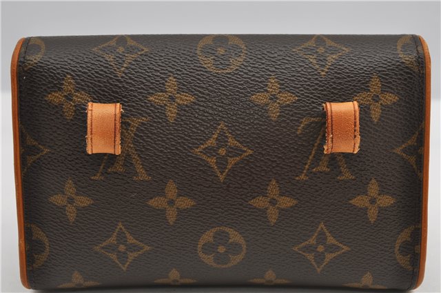 Auth Louis Vuitton Monogram Pochette Florentine Pouch Waist Bag M51855 LV 3035F