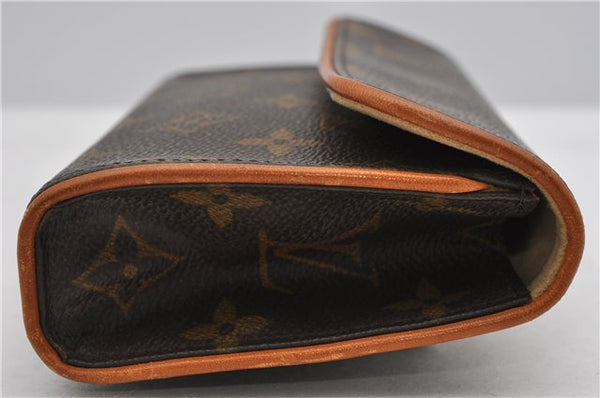 Auth Louis Vuitton Monogram Pochette Florentine Pouch Waist Bag M51855 LV 3035F