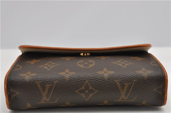 Auth Louis Vuitton Monogram Pochette Florentine Pouch Waist Bag M51855 LV 3035F