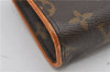 Auth Louis Vuitton Monogram Pochette Florentine Pouch Waist Bag M51855 LV 3035F