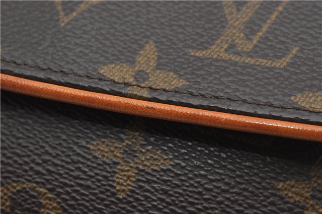 Auth Louis Vuitton Monogram Pochette Florentine Pouch Waist Bag M51855 LV 3035F