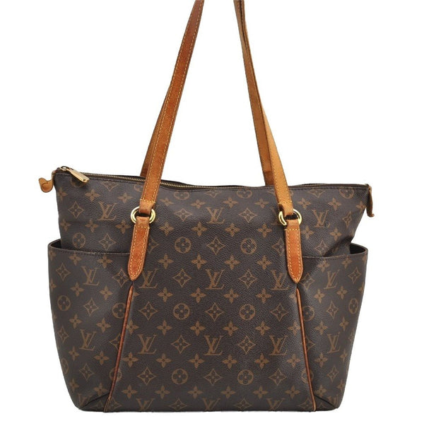 Authentic Louis Vuitton Monogram Totally MM Shoulder Tote Bag M41015 LV 3035I