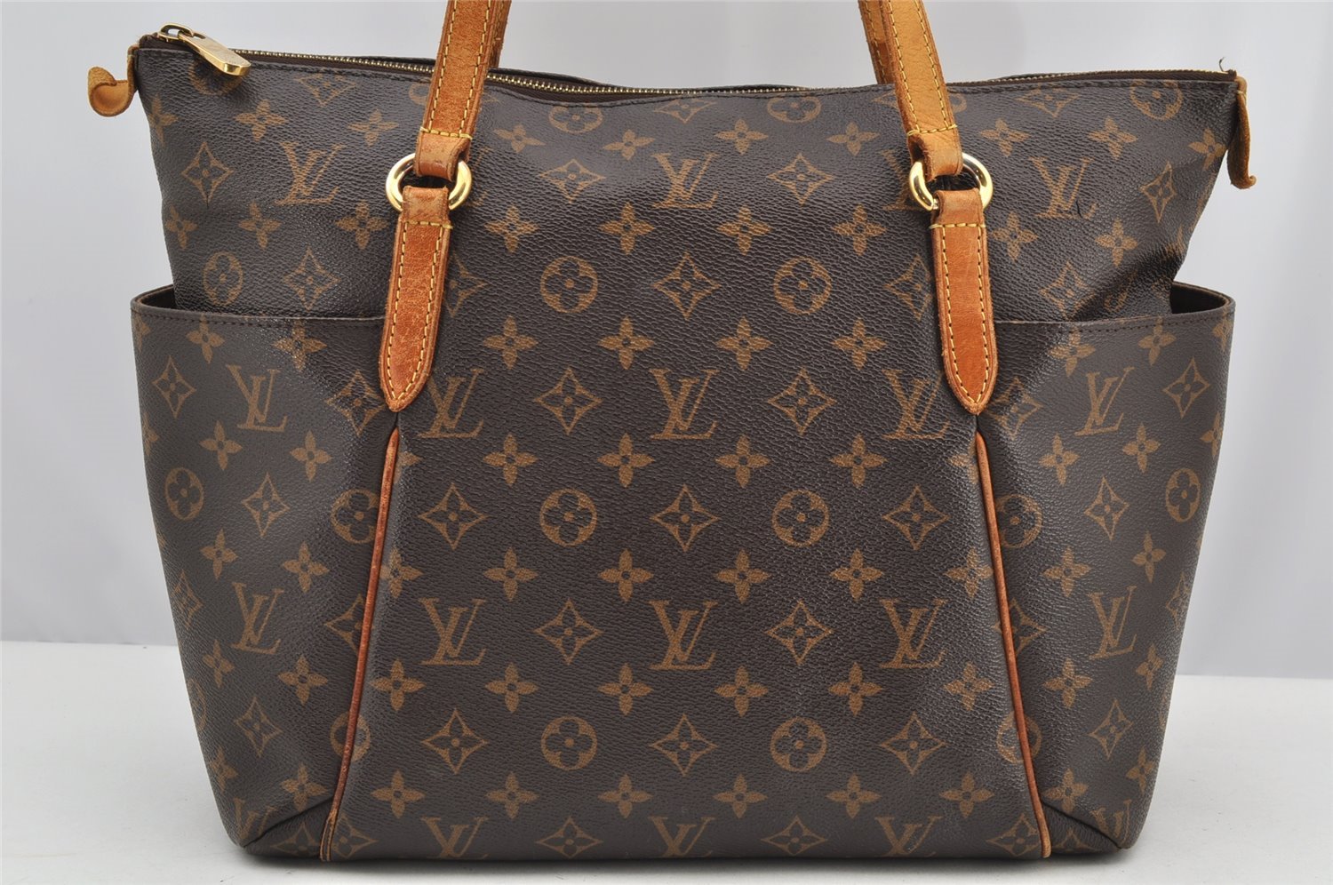 Authentic Louis Vuitton Monogram Totally MM Shoulder Tote Bag M41015 LV 3035I