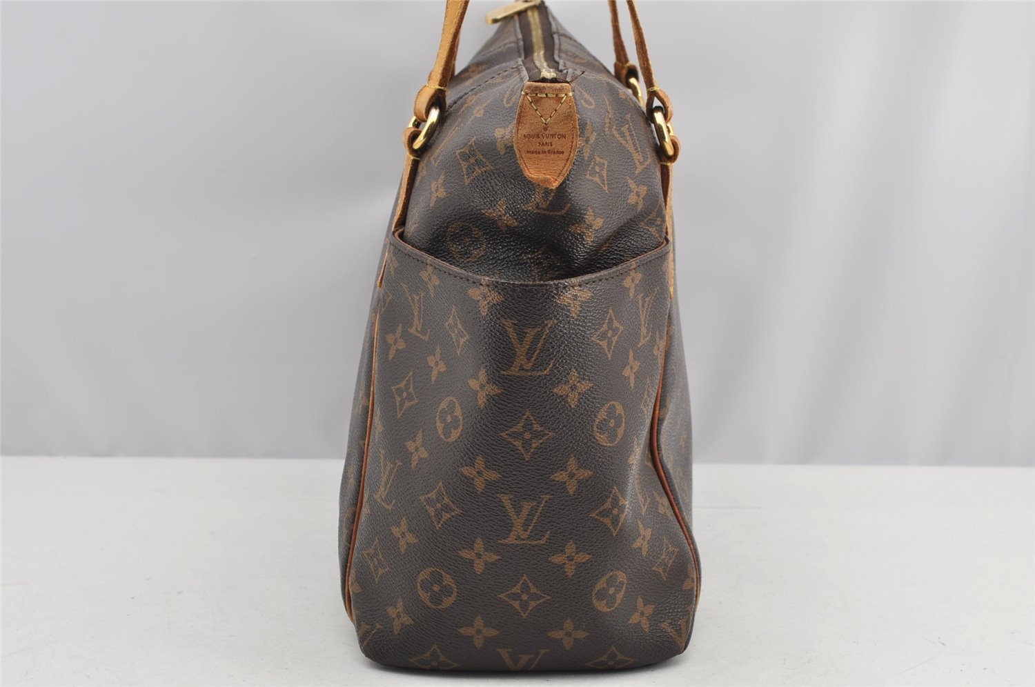 Authentic Louis Vuitton Monogram Totally MM Shoulder Tote Bag M41015 LV 3035I