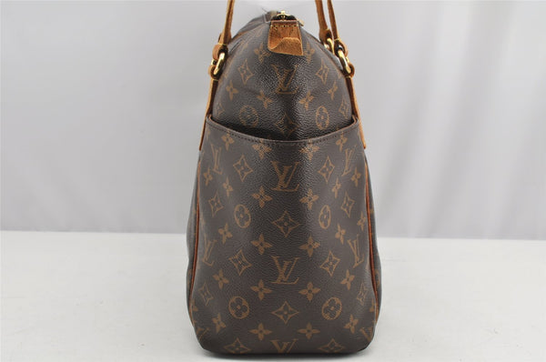 Authentic Louis Vuitton Monogram Totally MM Shoulder Tote Bag M41015 LV 3035I