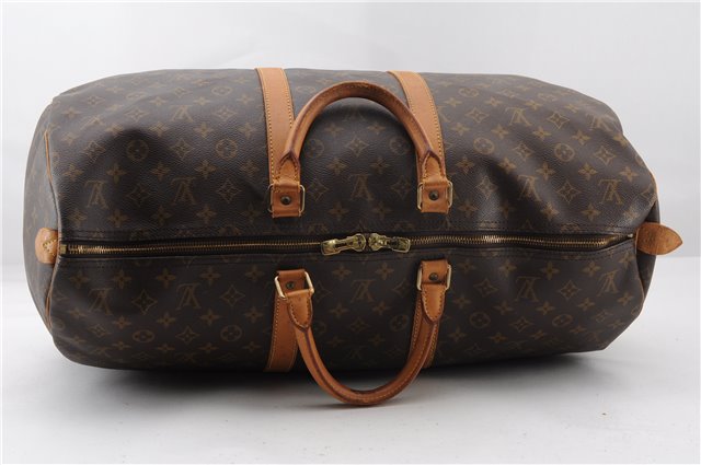 Authentic Louis Vuitton Monogram Keepall 55 Travel Boston Bag M41424 LV 3036F