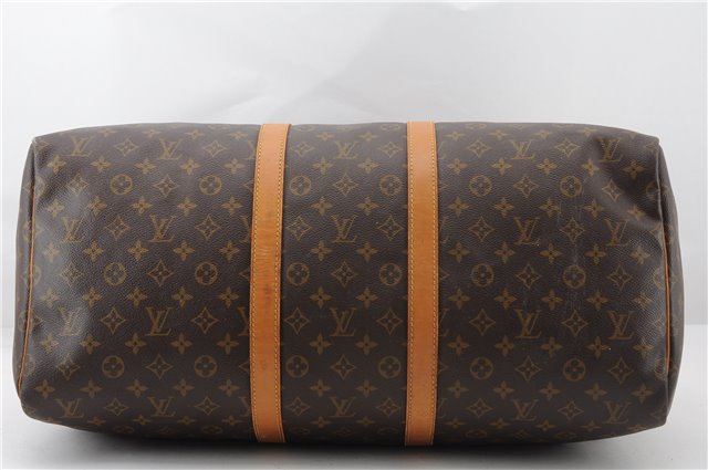 Authentic Louis Vuitton Monogram Keepall 55 Travel Boston Bag M41424 LV 3036F