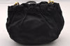 Authentic PRADA Nylon Tessuto Leather Shoulder Cross Body Bag Purse Black 3037I