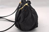 Authentic PRADA Nylon Tessuto Leather Shoulder Cross Body Bag Purse Black 3037I