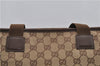 Authentic GUCCI Shoulder Tote Bag GG Canvas Leather 34339 Brown 3038D