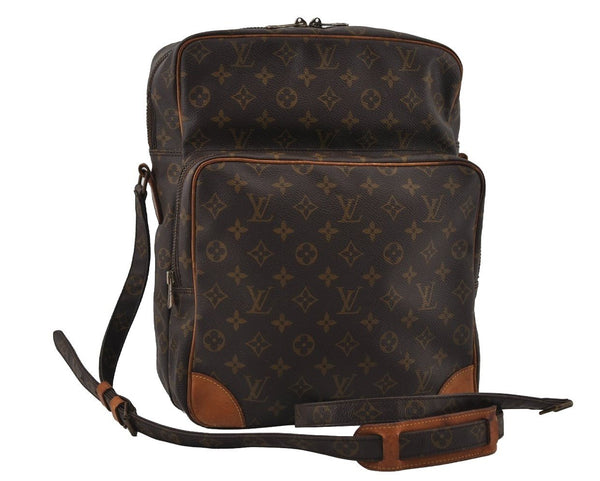 Authentic Louis Vuitton Monogram Amazone GM Shoulder Cross Body Bag Junk 3038I