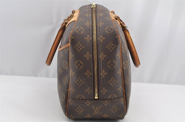 Authentic Louis Vuitton Monogram Deauville Hand Bag M47270 LV 3039I